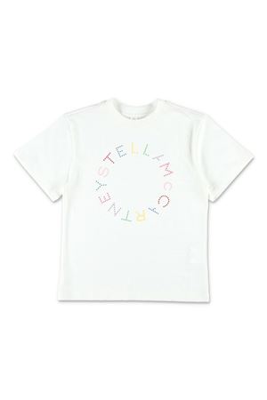 tshirt in cotone bianco STELLA McCARTNEY KIDS | TV8C71Z0434101